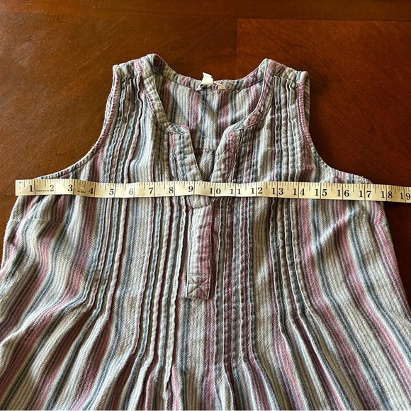 Sonoma Blue Pleated Sleeveless Sundress - Picture 8 of 9